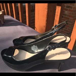 Nine West Gabrielle Platform Slingback 7.5